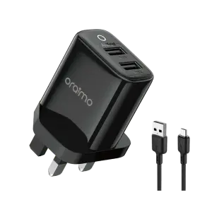 Oraimo OCW-U67D + M53 FireFly 2U Fast Charger Kit