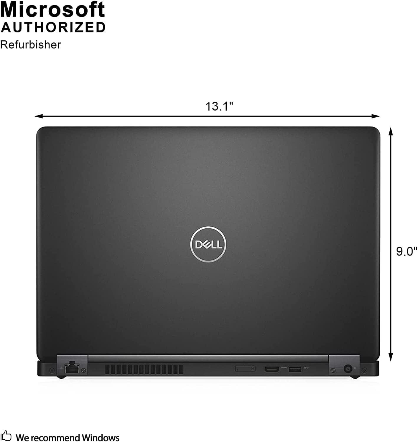 Dell Latitude 5490 Laptop 14in Core i5 8350U 8GB DDR4 256GB NVMe PCIe M.2 SSD HDMI Webcam Wind10 Pro (Renewed)