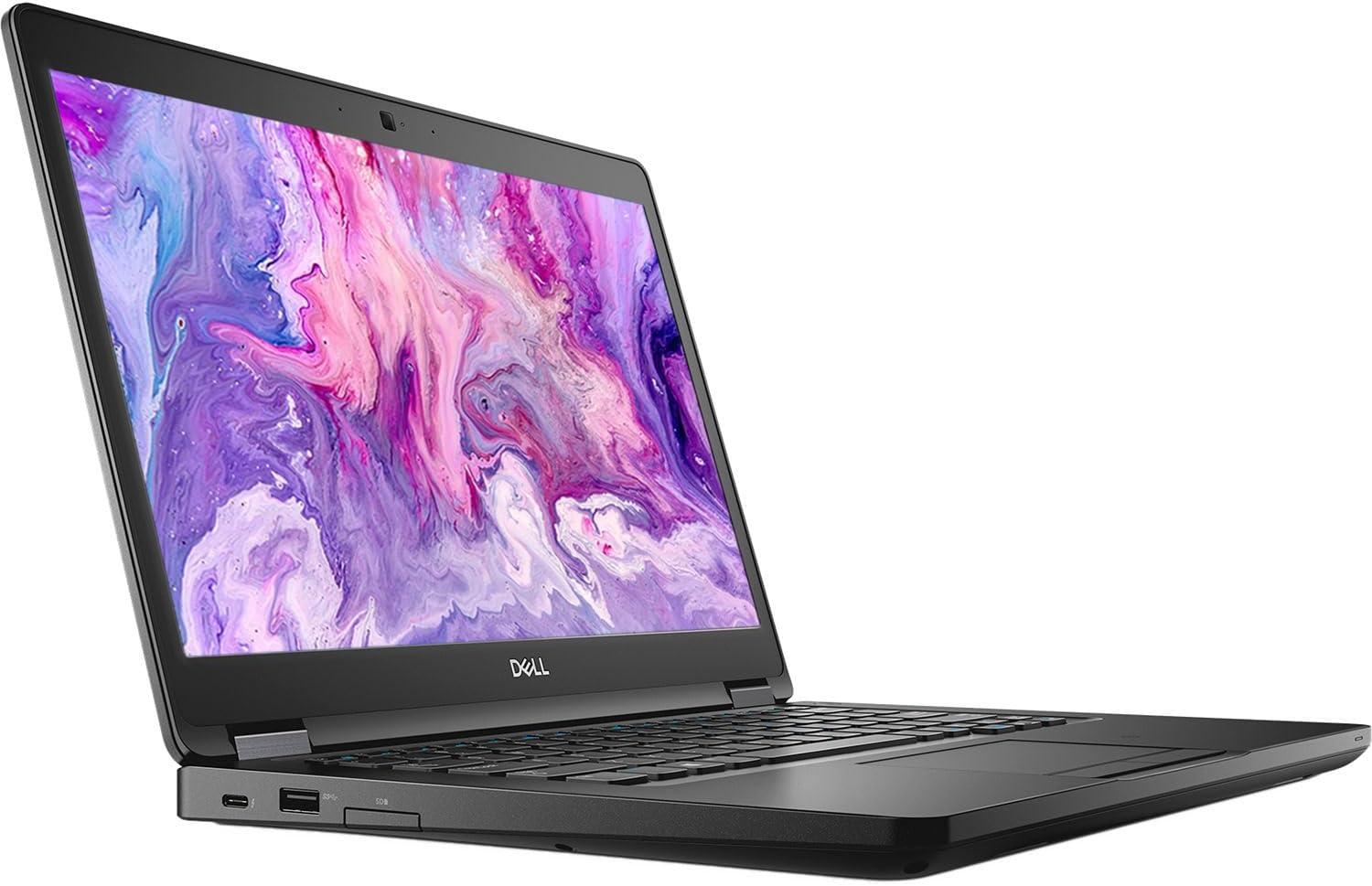 Dell Latitude 5490 Laptop 14in Core i5 8350U 8GB DDR4 256GB NVMe PCIe M.2 SSD HDMI Webcam Wind10 Pro (Renewed)