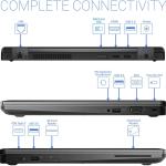 Dell Latitude 5490 Laptop 14in Core i5 8350U 8GB DDR4 256GB NVMe PCIe M.2 SSD HDMI Webcam Wind10 Pro (Renewed)