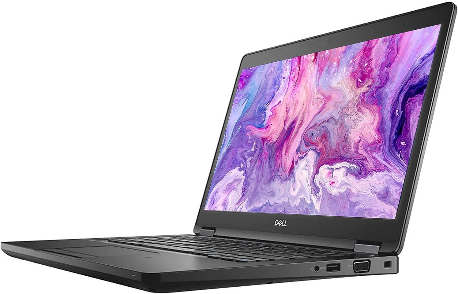 Dell Latitude 5490 Laptop 14in Core i5 8350U 8GB DDR4 256GB NVMe PCIe M.2 SSD HDMI Webcam Wind10 Pro (Renewed)