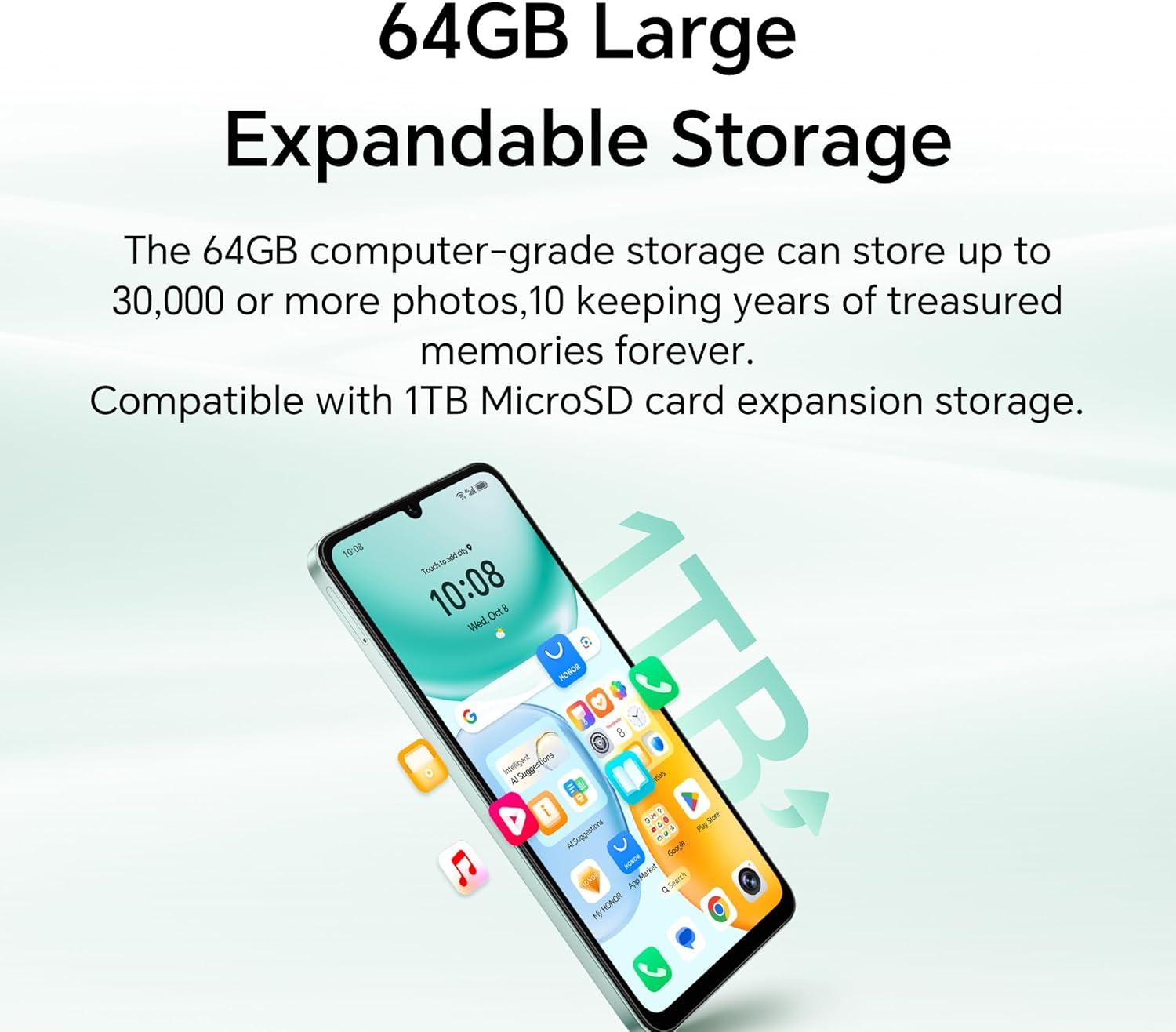 HONOR X5c Plus MediaTek Helio G81 4GB RAM 64GB ROM Smartphone
