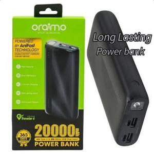 Oraimo Traveler 20000mAh Power Bank For Charging Xiaomi Redmi,Samsung,Nokia Phones and more...